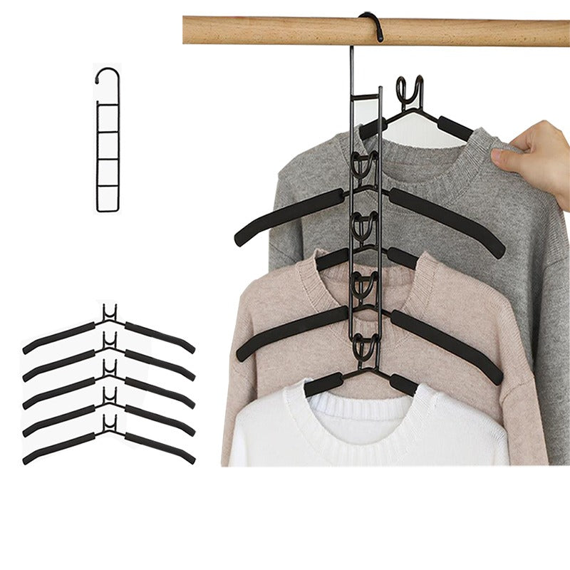 5-in-1 Multipurpose Heavy Duty Non-slip Hangers