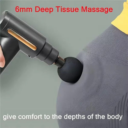 Idea Massager Gun for Deep Tissue Pain ,With 4 Massage Heads, Super Quiet