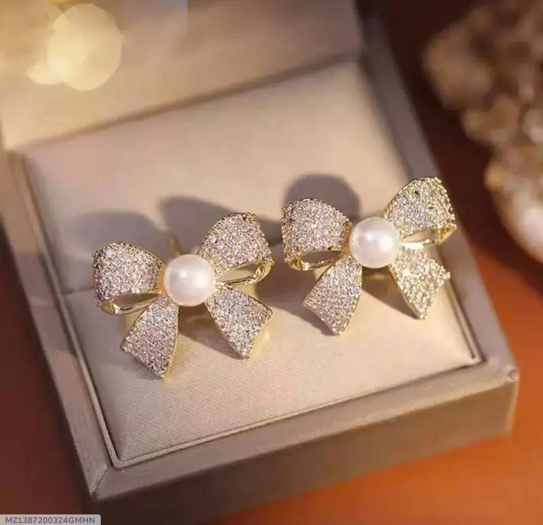 Plated Zircon Earrings