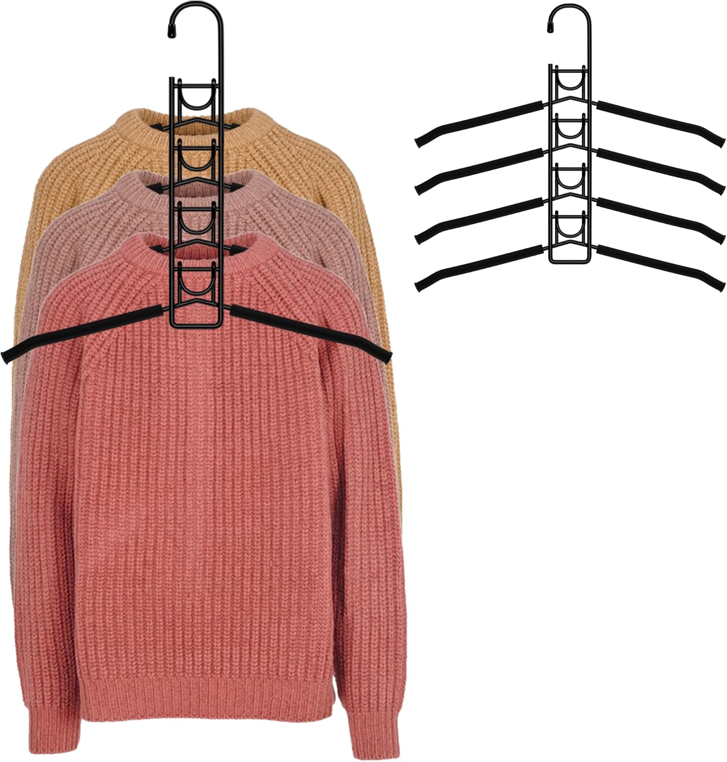 5-in-1 Multipurpose Heavy Duty Non-slip Hangers