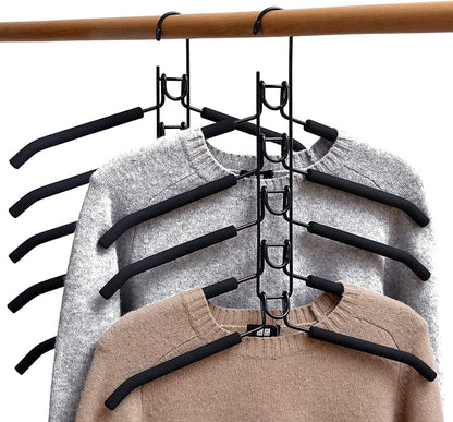 5-in-1 Multipurpose Heavy Duty Non-slip Hangers