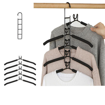 5-in-1 Multipurpose Heavy Duty Non-slip Hangers