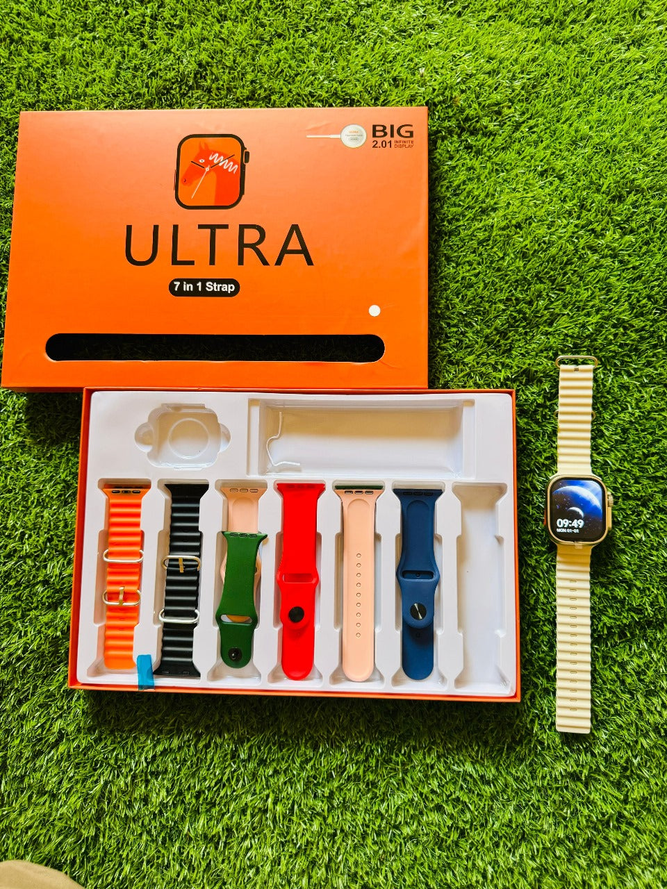 Ultra Smart Watch Ultra 7 In 1 With Out Metal Strip
