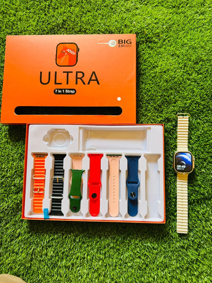 Ultra Smart Watch Ultra 7 In 1 With Out Metal Strip