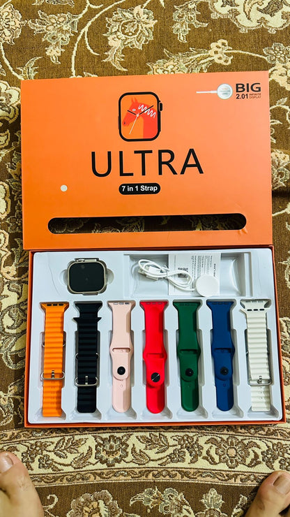 Ultra Smart Watch Ultra 7 In 1 With Out Metal Strip
